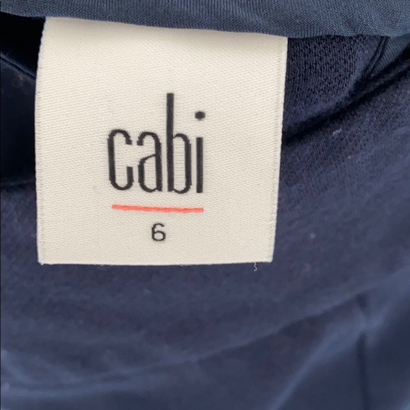 Cabi, navy ponte, 9 to 5 trousers, Size 6 - Picture 3 of 5